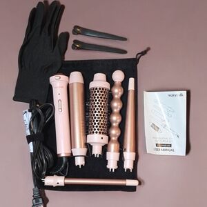 NWOT Wavytalk 5-in-1 Hair Curler Set in Rose Gold